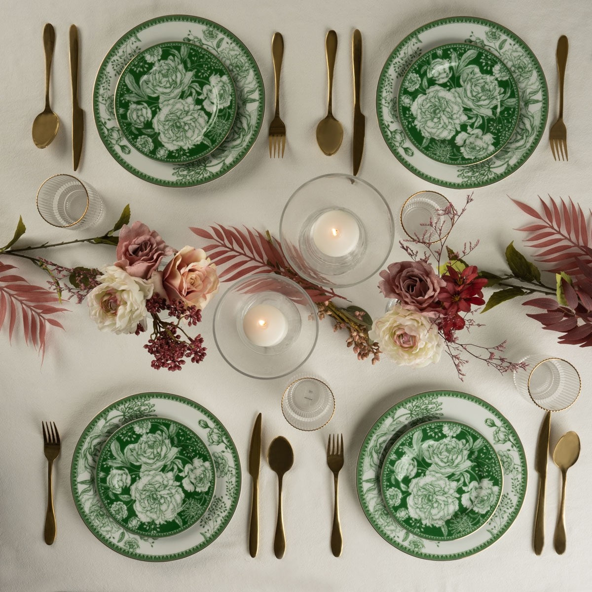 DUCHESS DINNER SET 30PCS GREEN