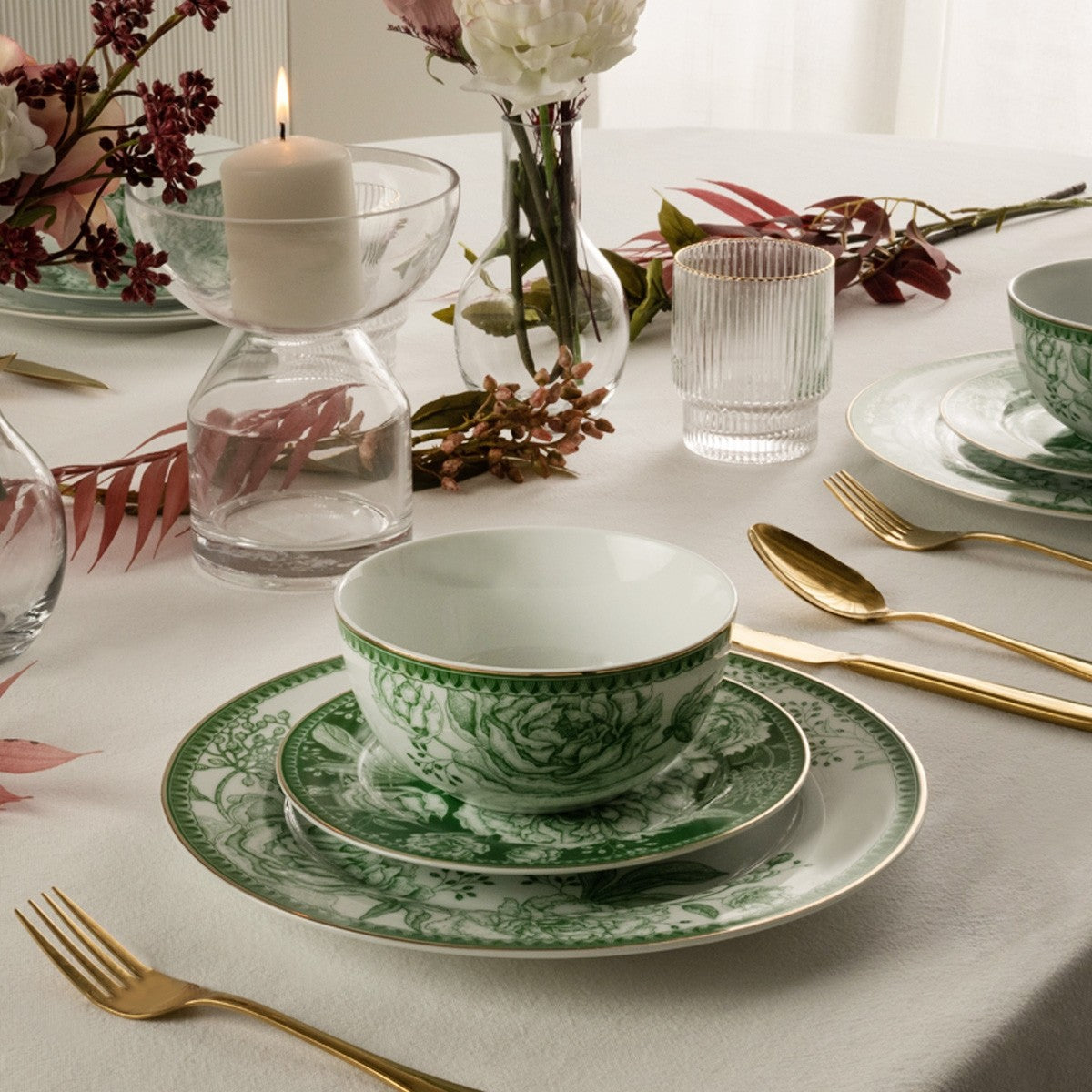DUCHESS DINNER SET 30PCS GREEN
