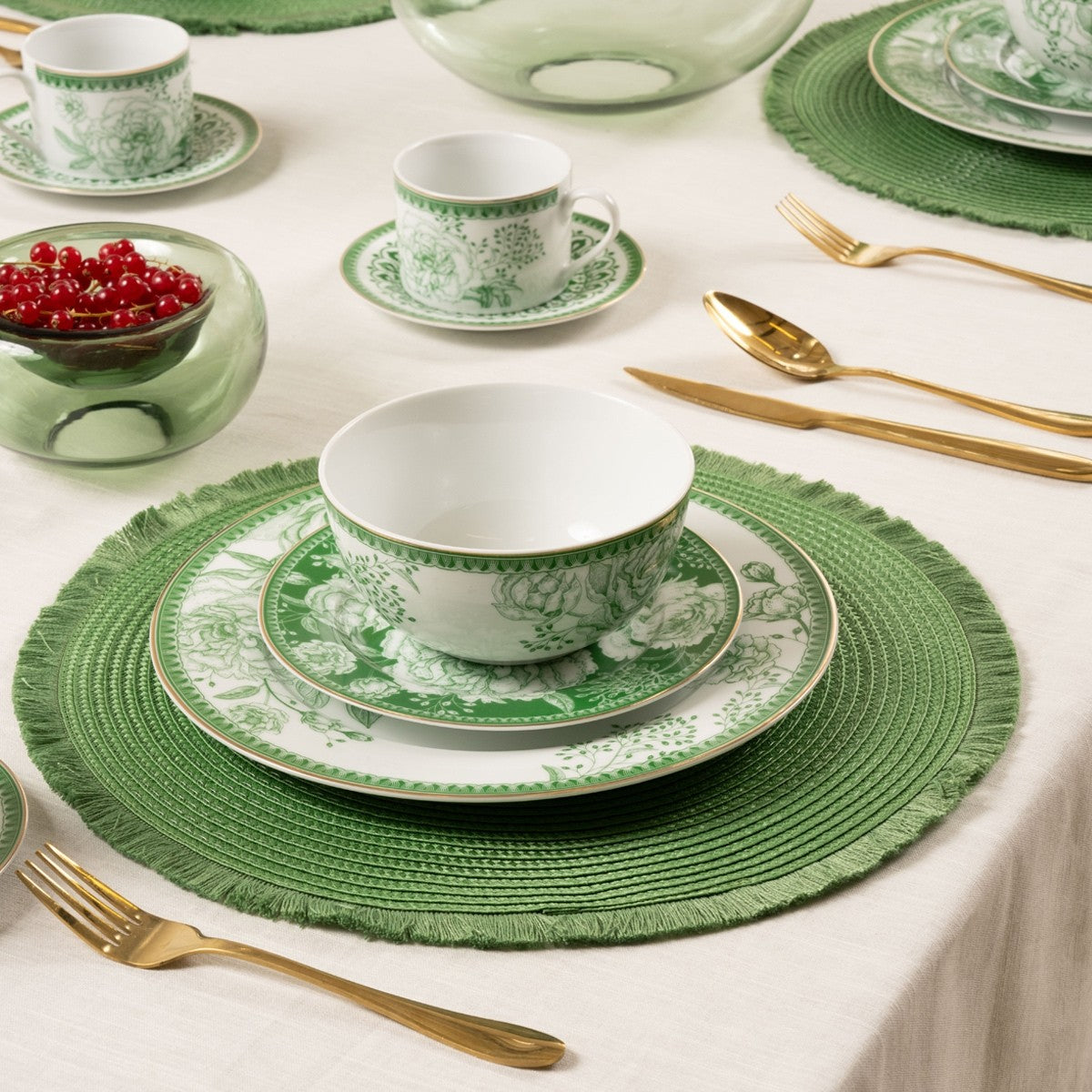 DUCHESS DINNER SET 30PCS GREEN