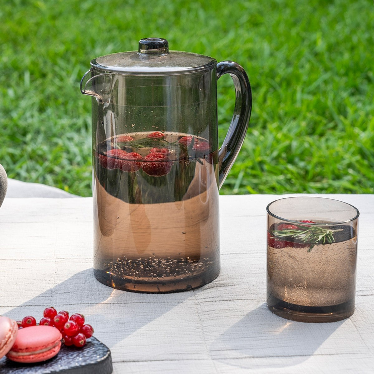 SHADE ACRYLIC PITCHER GREY 20X24 CM