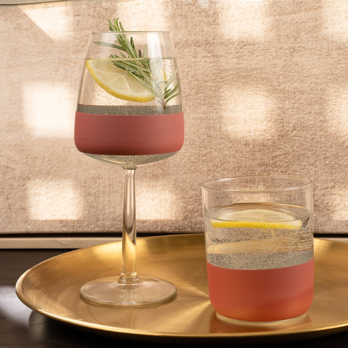 BAND STEM GLASS CLAY