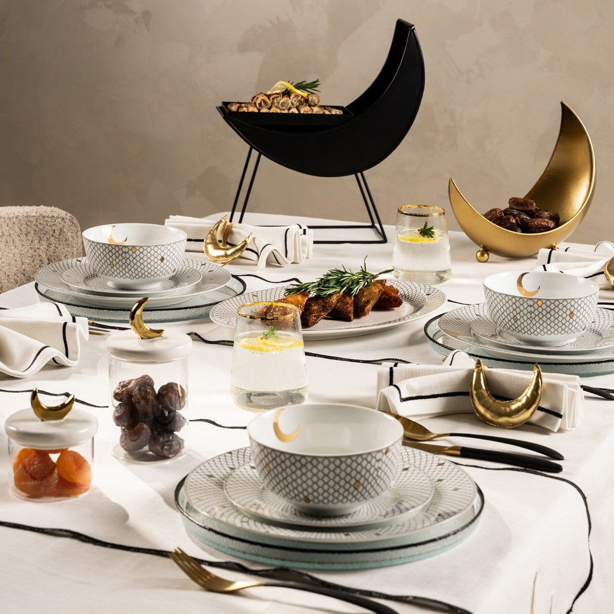 BARAKAH DINNER SET 18PCS GOLD