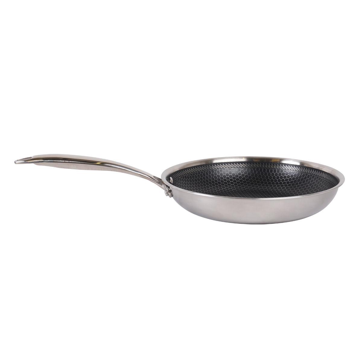 HONEY FRYING PAN SILVER D28 CM