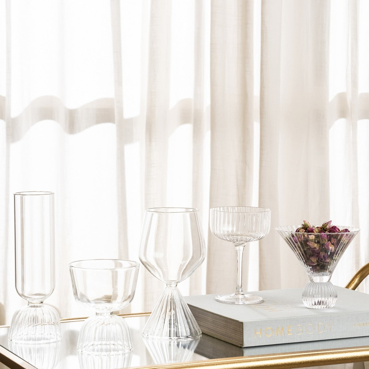 JEWEL DESSERT GLASS CLEAR 12.2X12.2X11.1 CM