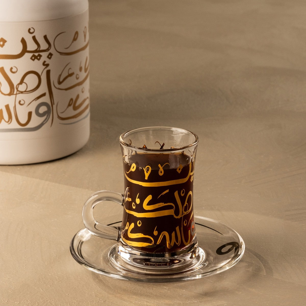 NASIK GLASS ISTIKANAH SET 6PCS GOLD