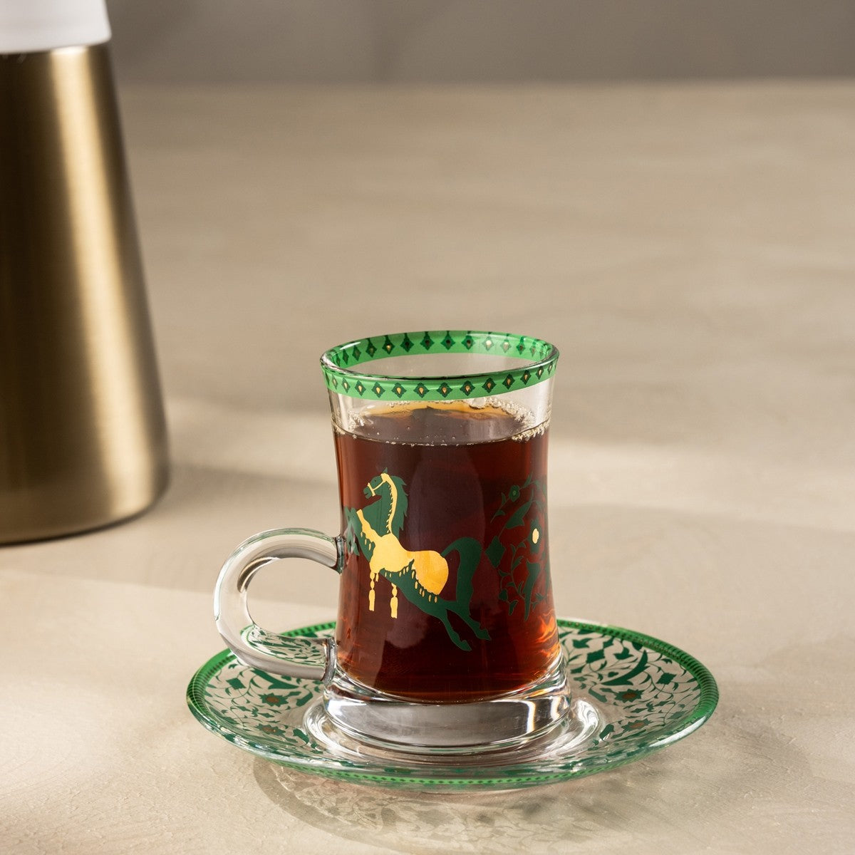 MENNA ISTIKANAH GLASS BLACK 12.5X9.5 CM