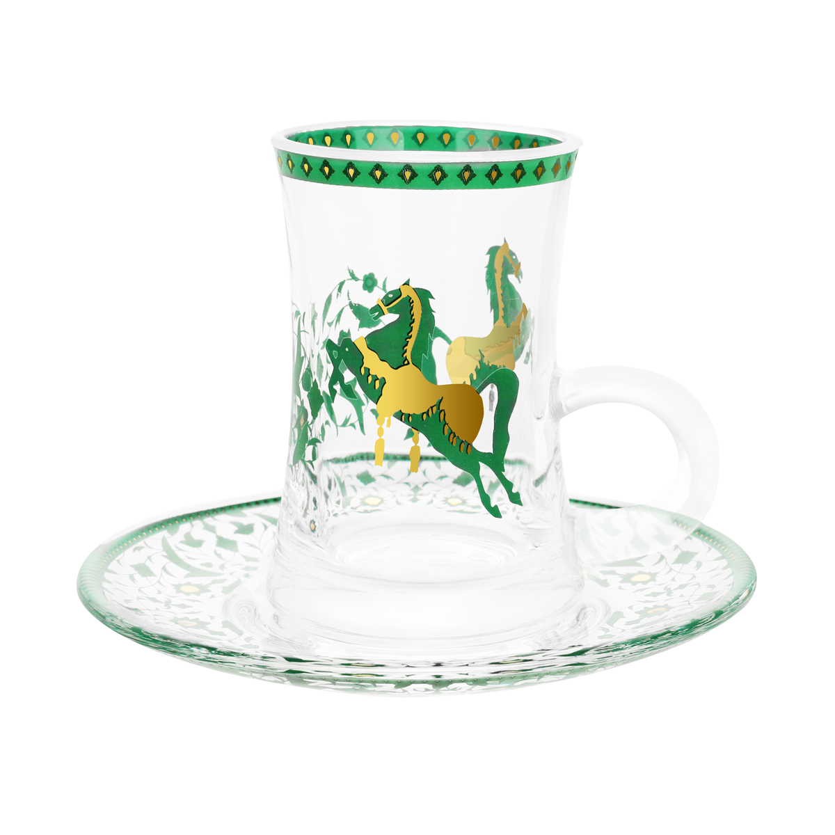 MENNA ISTIKANAH GLASS BLACK 12.5X9.5 CM